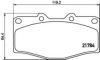 HELLA 8DB 355 016-251 Brake Pad Set, disc brake